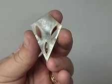 Vintage Mother Of Pearl Dress Scarf Clip Art Deco