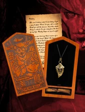 BioWare Officially Licensed Dragon Age Iron Bull Necklace Scroll Romance Bundle