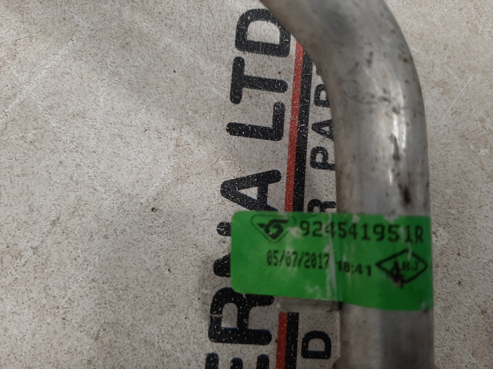 2017 Renault CLIO 1.2 D4fd740 Air Con Pipe 924541951R for sale  