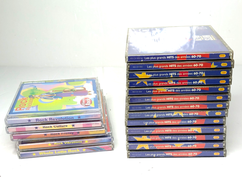 Lot of 18 various Music compilation CDs - Hits of the 60s & 70s