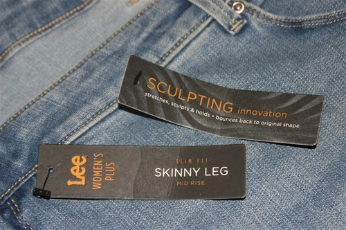 NWT Women’s Lee Sculpting Slim Fit Skinny Leg Stretch Jeans Plus Size 30W Medium - Picture 5 of 12