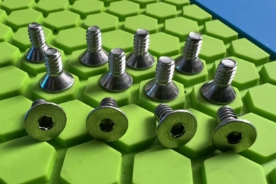 NEW PLANET ECLIPSE STAINLESS SCREWS (12) - FITS EYE COVER + GRIPS -EGO LV GEO CS