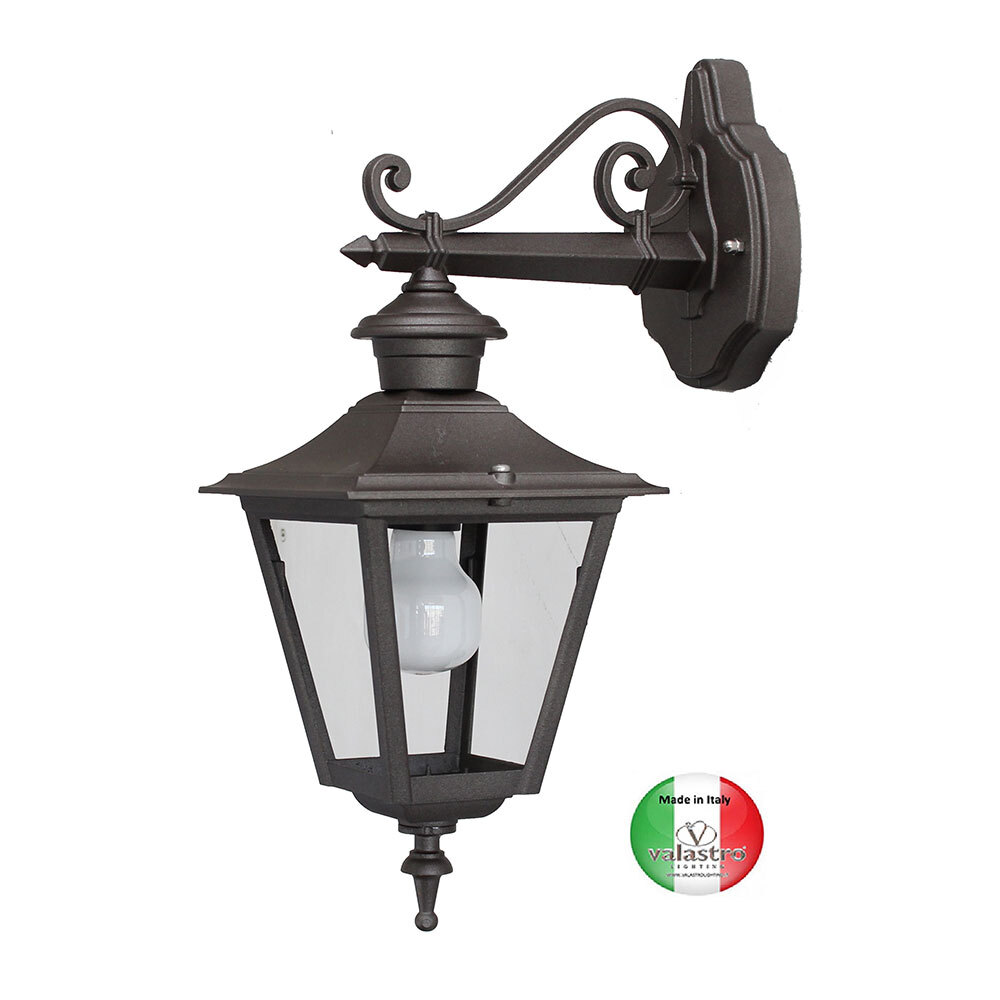 Lanterna da Parete Esterno Praga L209.1 in Alluminio Made in Italy