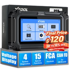 2025 XTOOL D5S OBD2 Scanner Car Transmission ...