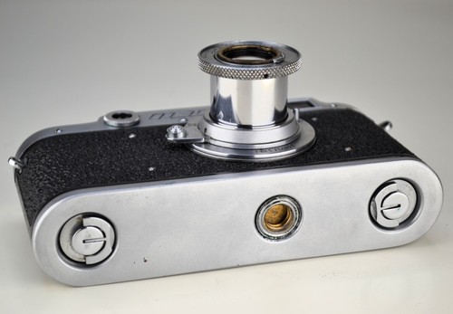 ¡TOTALMENTE REPARADO! URSS "FED-2 DZERZHINSKIY" Cámara RF + FED PLEGABLE Lente M39 - Imagen 4 de 11