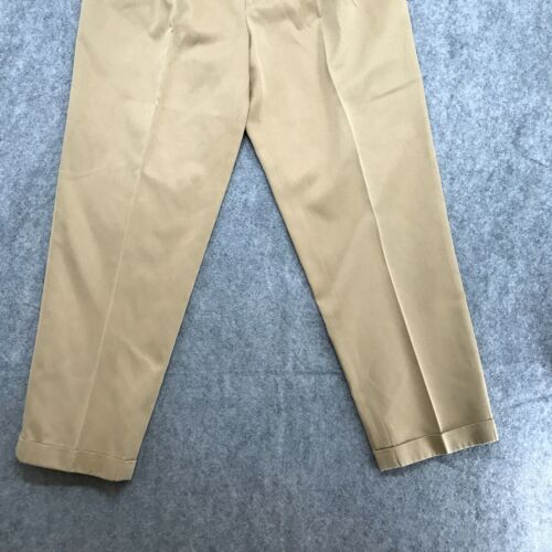 Callaway Golf Pants Mens Size 36 x 32 Pro-Spin Cuffed Pleated Front Straight Tan - Picture 4 of 12