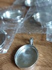 Pendentif blanc en argent sterling 925 20x16mm
