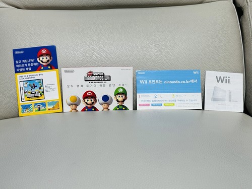 New Super Mario Bros Wii Korean Version Complete Korea RARE - Picture 6 of 10