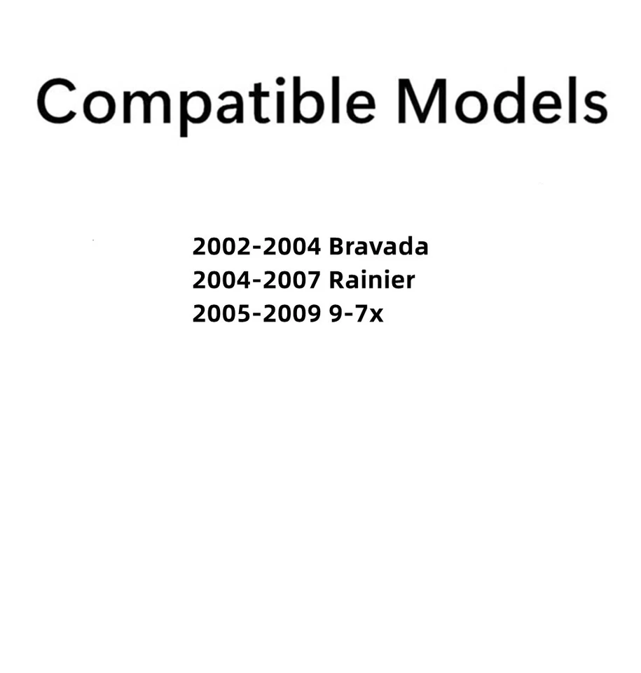 Fits Oldsmobile Bravada Buick Rainier Saab 9-7x Driver Side Left Rear Door Glass - Image 2 of 4