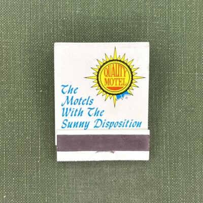 Quality Inn Airport Motel Los Angeles California Rare Vintage Matchbook Unstruck