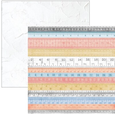 Crafternoon - Measured, craft DS, Scrapbook Paper, Kaisercraft P2843