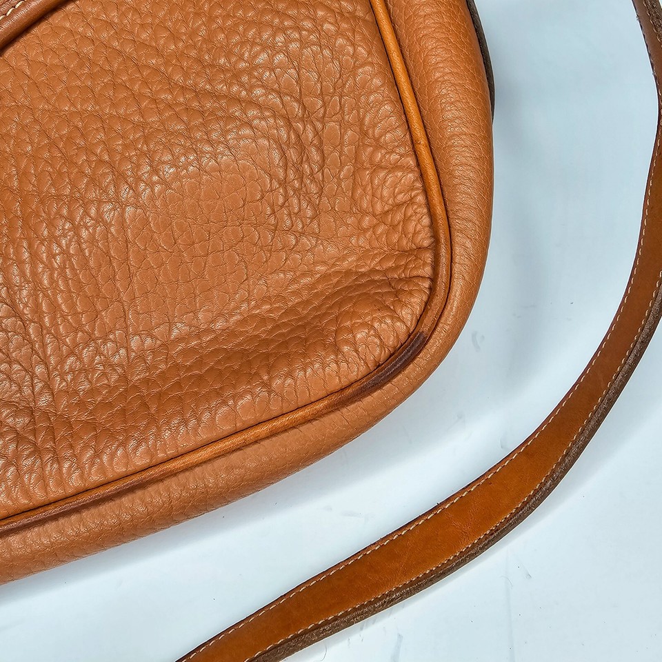 Dooney & Bourke Pebbled Leather Messenger Bag Vintage eBay