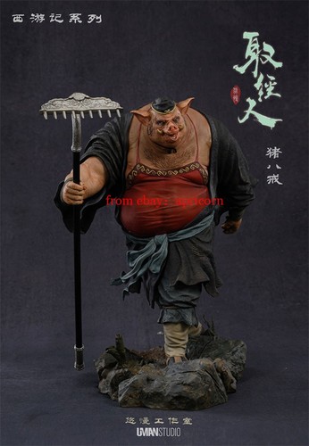 UMAN Studio The Journey to the West 1/6 Zhu Bajie Resin Statue Collectible Gift! - 第 6/7 張圖片