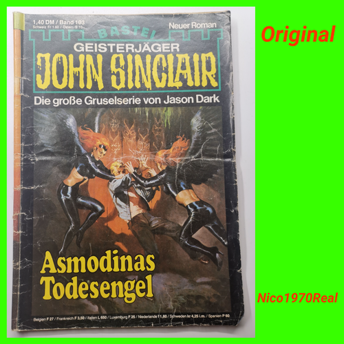 John Sinclair -  Heft Nr 103 - Asmodinas Todesengel -  Jason Dark #B/3-11