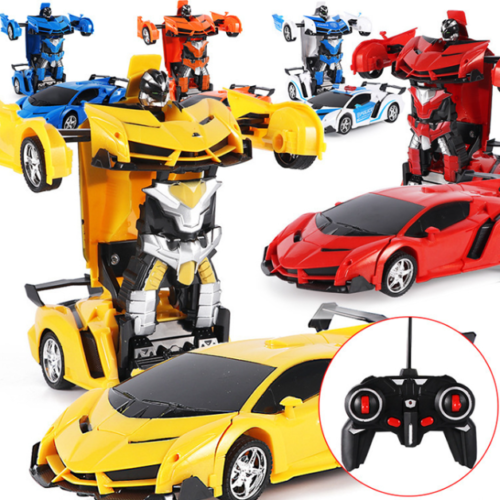 NEW Transformers Bumblebee RC Radio Remote Control Car Kid Child Robot Truck Toy - Picture 1 of 18