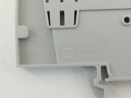*Lot of 10* Allen-Bradley 1492-P10PD3E-5 Push In Connection Terminal Block 80... - Picture 2 of 6