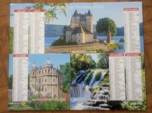 CALENDRIER ALMANACH DES postes Facteur 2024 EUR 8,00 - IT