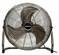 Schallen 14" Gunmetal High Velocity Fan Cold Air Circulator Adjustable Floor Fan
