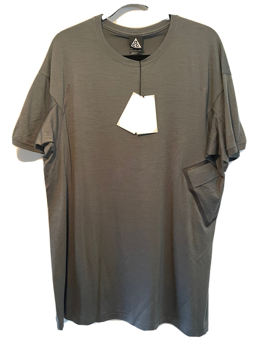 Nike Nikelab ACG Tech Knit Shirt Size XL New Grey 829580 021