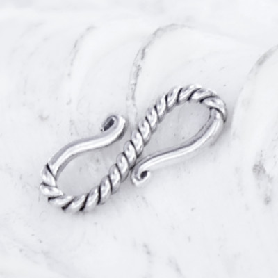 L16 S-Haken 16mm SILBER 925 Verschluss f Armband silver clasp 16mm L16 Kette u