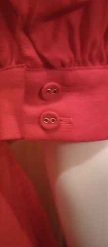 House of Harlow 1960 Red Mini Flare SZ 6 V-Neck Lace Up Front Women's Dress NWT - Picture 3 of 10