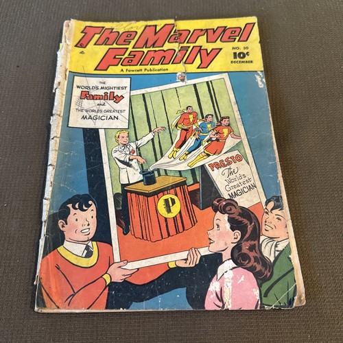 The Marvel Family #30 1948 Fawcett Golden Age Comic Book See All Photos