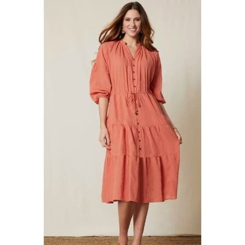 Matilda Jane GH Coconut Grove Tier Dress XXL 2XL Boho Peasant