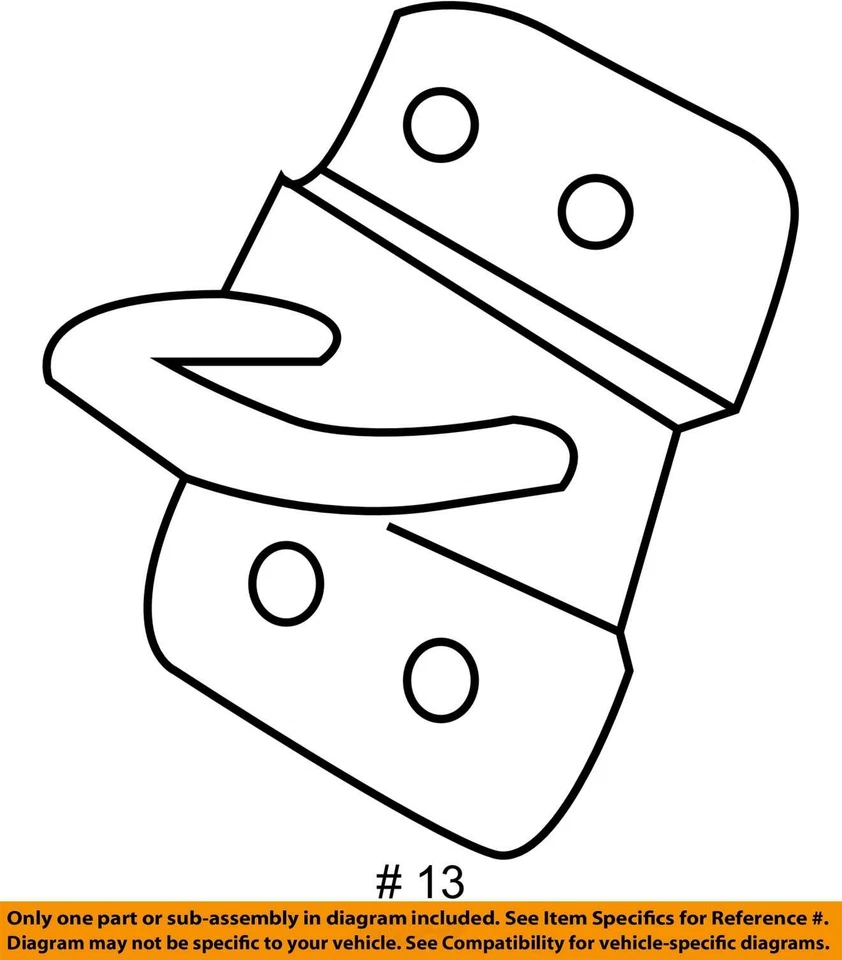2004-2011 CHEVROLET PONTIAC AVEO AVEO5 BRACKET ASM R SEAT LAT STK 96533234 NEW - Image 3 of 3