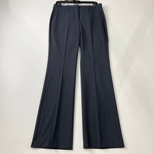 THEORY Slim Good Wool Flared Trouser Women's Size 8 Nocturne Navy