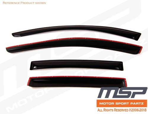 4pcs Visor Rain Guards Wind Deflector For Toyota 4Runner 1990-1995 90-95 - Foto 6 di 7