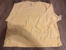 Walt Disney World Butter Yellow Crewneck Sweatshirt 2X NWT