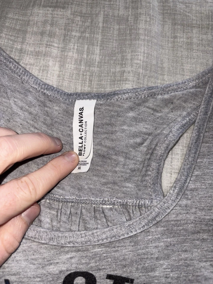 Camiseta sin mangas gris para mujer OTTB Race Horse EE. UU. XL fuera de pista pura sangre Foto 3 de 4