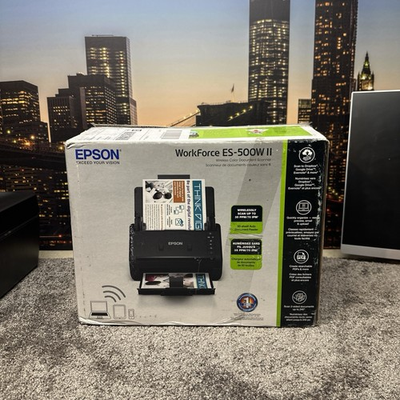 #ad #ad Epson WorkForce ES 500W II Wireless Duplex Desktop Document Scanner Black $200.00