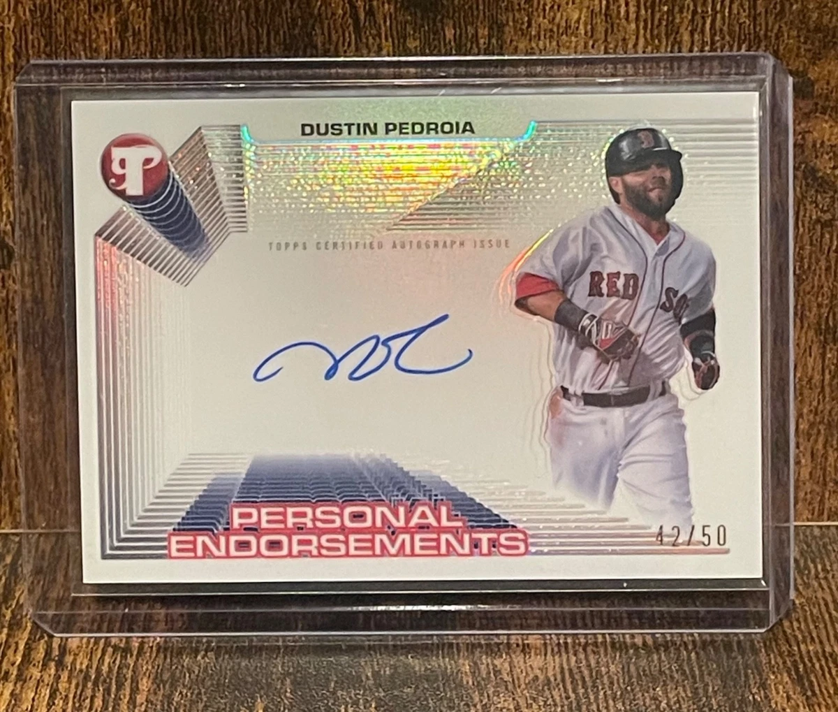 Dustin Pedroia Autograph Baseball Trading Cards for sale | eBay
