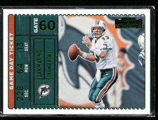 2022 Panini Contenders - Game Day Ticket Dan Marino #GDT-DMA Emerald