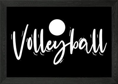 Volleyballspieler Geschenk Gerahmtes Wandbild Poster Leinwanddruck Bild