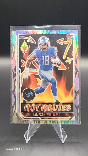 2022 Panini Phoenix - Hot Routes Jameson Williams #HR-4 (RC)