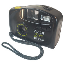 Vivitar Spree Big View. Viewfinder, 35mm Point  Shoot Film Camera w/ Strap