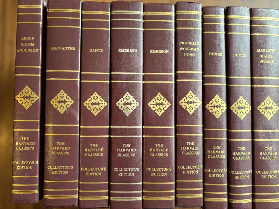 Harvard Classics 1991 - CHOOSE Your Volumes- Eliot Collier Five Foot Shelf Books - Image 2 of 4