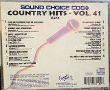 SC8211   COUNTRY  NEW IN PLASTIC   SOUND CHOICE  KARAOKE CDG LOT MAIL
