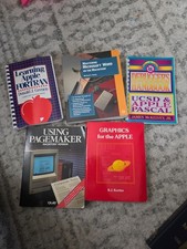 Lot ,Vintage Apple Computer 1980s Various Technical Guide Books