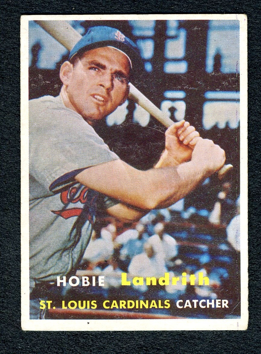 1957 Topps - # 182 Hobie Landrith VG-EX