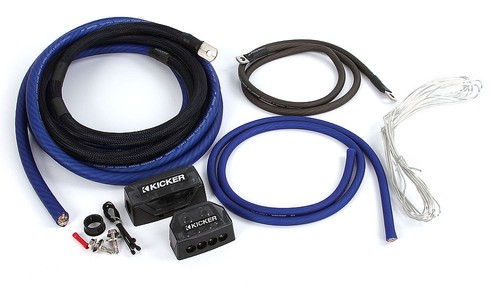 Kicker 46CXA8001 1600W Amp, 46PKD1 1/0 Amp Kit & HA-RCA17 Stereo Cable - Picture 6 of 12