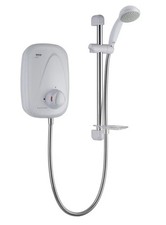 Mira Showers Vigour Thermostatic Power Shower White 1.1532.353