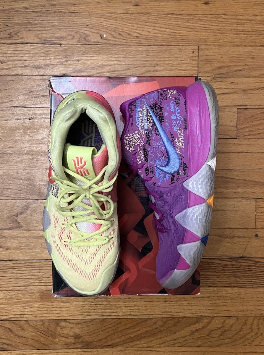 Size 9.5 - Nike Kyrie 4 Confetti for sale online | eBay