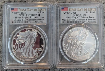 American Eagle MS 70 Graded Proof PCGS Certified Silver Bullion