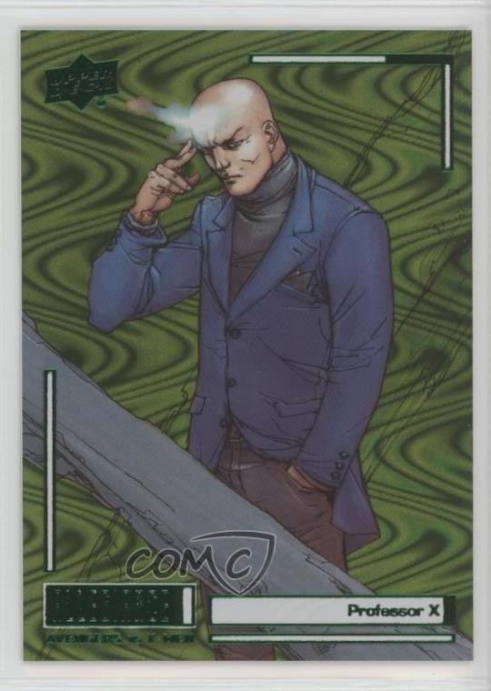 2023 Upper Deck Allegiance Avengers vs X-Men Green Reality /249 Professor X 3pu