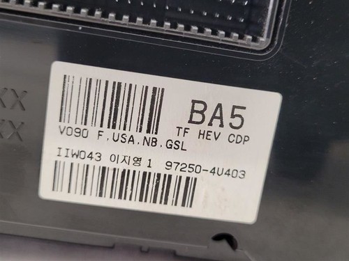 11-13 KIA OPTIMA Temperature Control Hybrid Without Navigation 972504U500        - Picture 6 of 12