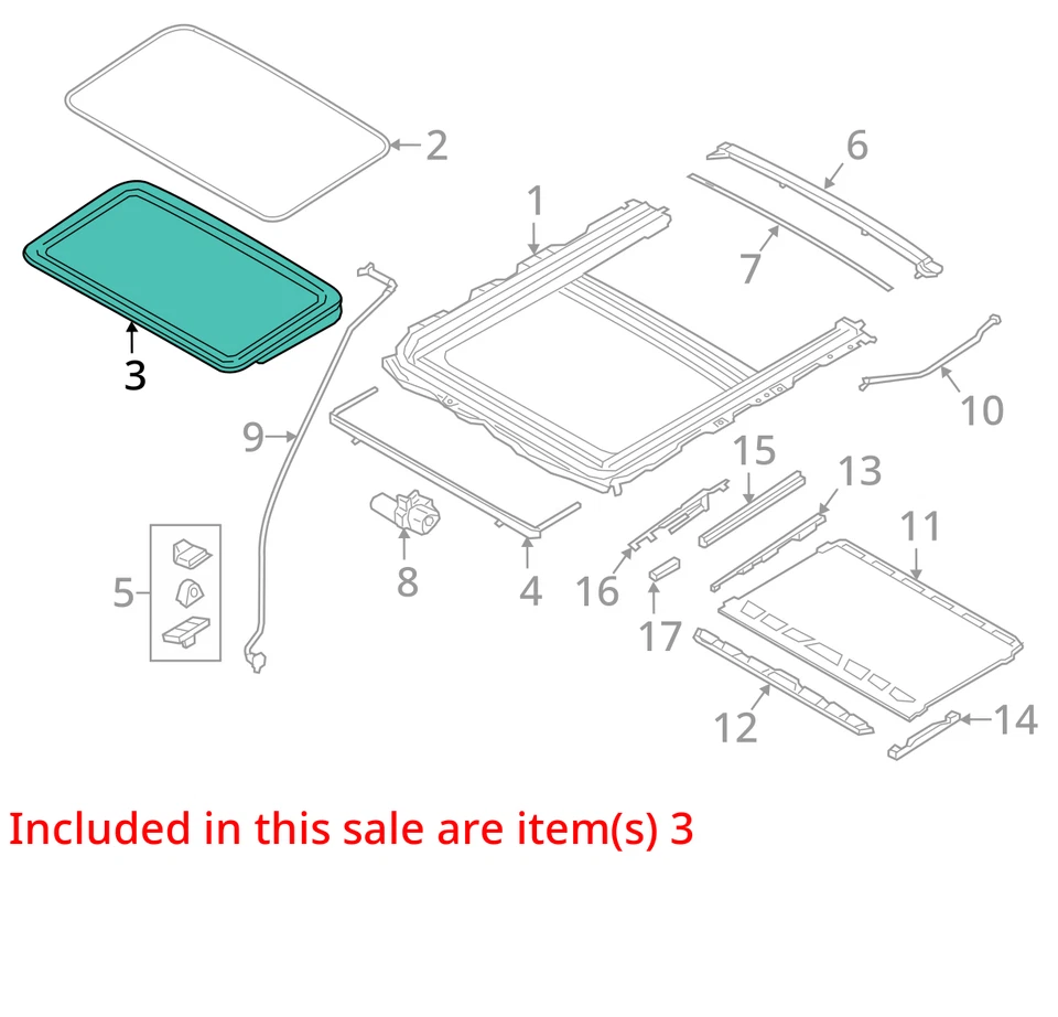 (LOCAL PICKUP ONLY) Roof Glass Coupe Fits 15-19 BMW M4 6335196 - Imagem 3 de 4
