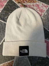 NWT The North Face White Core Classic Knit Beanie Cuffed Skull Cap Adult OSFA